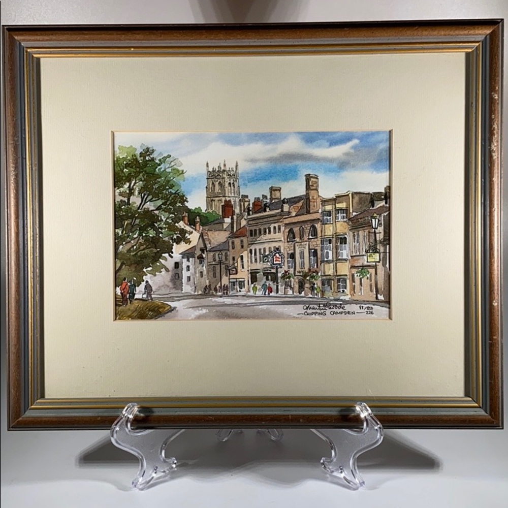 Water Color Print, Signed & Numbered